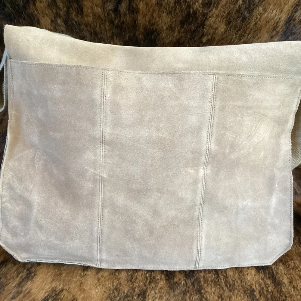 GAP Genuine Raw Leather Briefcase Crossbody Handbag